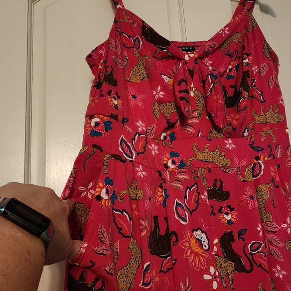 Pink Patterned Jumpsuit - Picture 4 of 12